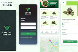 build cannabis delivery app, marijuana delivery app, cbd website, delivery app