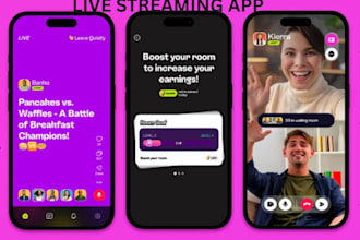 build live streaming app  video streaming app streaming website ott app