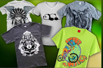 create custom t shirt, hoodie, and merchandise designs for your brand or pod