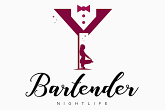 make proffesional bar and nightclub logo