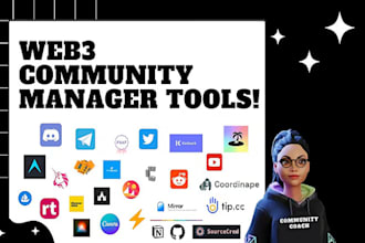 be your community manager, nft crypto memecoine community telegram manager