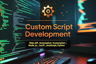 develop optimized scripts for websites, apps, or automation