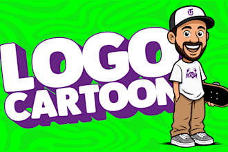 diseño de logo cartoon