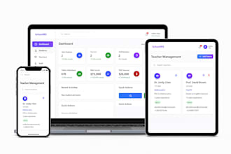 create a school management system