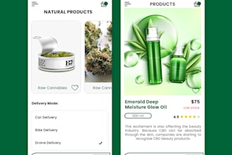 build cannabis marketplace app, hemp app, marijuana app, multi vendor app