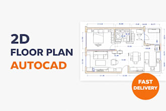 design 2d floor plans in autocad