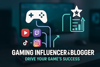 recruit gaming influencers and bloggers to promote video games for wishlists