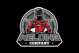 design original welder logo with my creative thinking