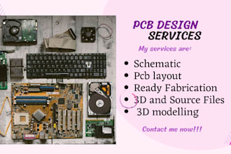 create schematic and pcb layout in altium and code for arduino, esp32, stm32embe