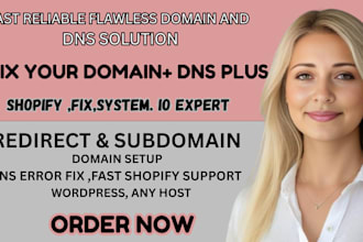 professionally fix domain errors, dns, email setup on wix, shopify, wordpress
