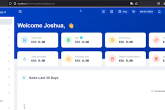 develop a pos point of sale software