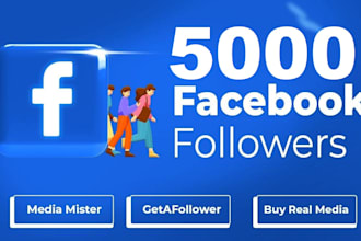 provide 1000 facebook follower real active users