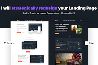 strategically redesign your landing page
