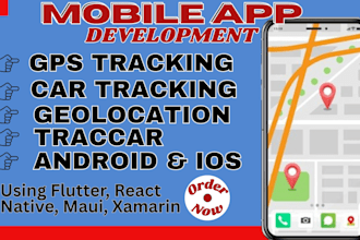 do gps location tracking tracker for vehicle android ios with react native maui