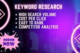 do niche based keyword research for blog, youtube,or website