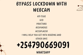 do honorlocks, proctoru, respondus, accuplacer, ged, herzing, ati teas