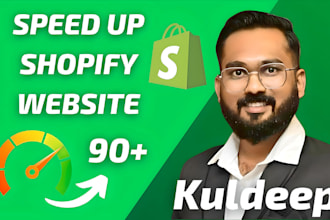 speed optimise and redesign your shopify store for 90 plus pagespeed