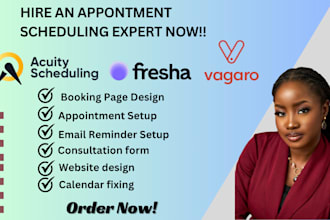 set up fresha acuity scheduling calendly vagaro setmore gohighlevel