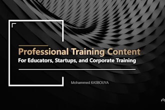 course design for tech topics