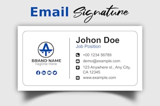 do clickable HTML email signature or gmail signature