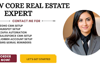 set up zapier integrations for jobber, thumbtack, and real estate crms