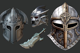 create 3d cosplay armor, helmets, printable props, and stl files for cosplay