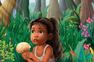 draw cartoon illustrations for kids