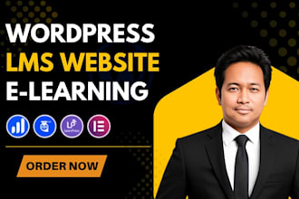 build a professional lms website or elearning website with tutor lms