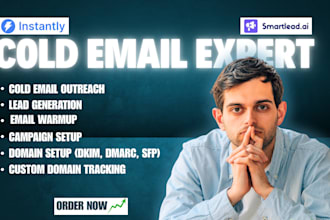 setup instantly ai smartlead ai lemlist for cold email outreach and dns records