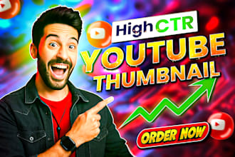 create a viral youtube thumbnail with high CTR