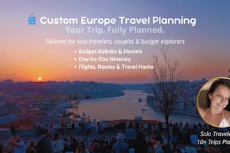 plan your custom solo or group europe trip with budget stays