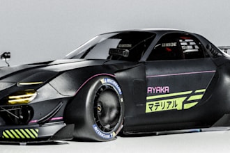 deliver kn5 for assetto corsa car, car physics, livery, cyberpunk car, texture3d