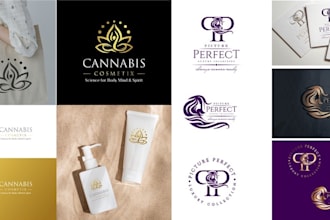 design luxury skin care, cosmetic, spa, salon, beauty logo