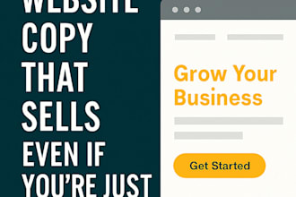 write clear and persuasive homepage or landing page copy