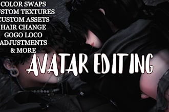 edit your vrchat avatars