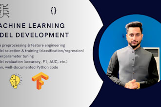 build and train custom machine learning models using python and tensorflo