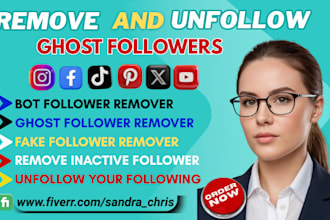 unfollow ghost followers from your instagram facebook and account cleanup