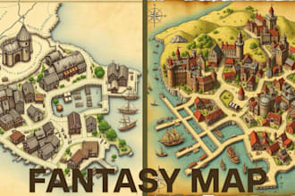 create fantasy world map design custom dnd game map world building map inkarnate