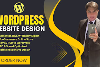 design and develop a personalized wordpress website to fit your needs