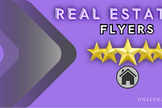 design real estate flyer design