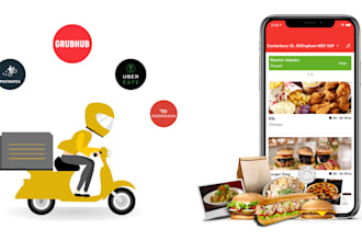 develop custom food or grocery delivery app like uber eats, grubhub, instacart