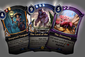 create card game design trading card game, card game art, board game, box design