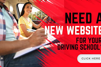design a professional school, preschool, daycare or driving school website