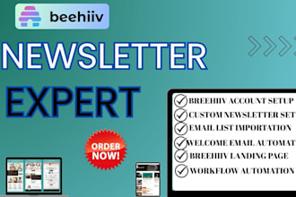setup beehiiv account,design beehiiv ai newsletter template,beehive landing page