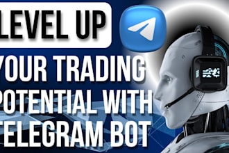 build smart automation telegram bot, telegram trading bot, trading bot
