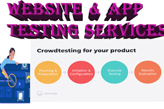 do user experience and functionality testing for your website or app