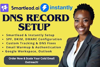 fix setup email deliverability dns record spf dkim dmarc domain transfer connect