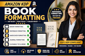 do book formatting journal formatting paperback formatting ebook