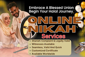 conduct your online nikah certified imam for islamic wedding and marriage