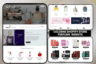 design perfume store cologne store perfume website fragrance dropshipping store